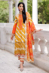 3-PC Stitched Embroidered Lawn Collection AG6-06 P
