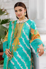 3-PC Stitched Embroidered Lawn Collection AG6-07 P