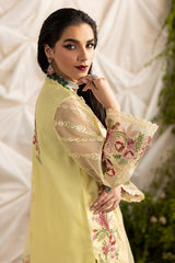 3-PC Embroidered Cotton Net CMA-5-192