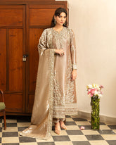 Uswah: Luxe Lama Silk Ensemble for Effortless Elegance
