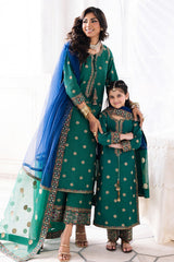 3-PC Embroidered Raw-Silk CMA-6-324