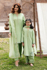 3-PC Embroidered Raw-Silk Suit CMA-6-337