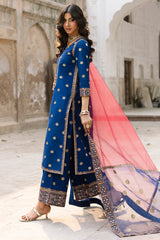 3-PC Embroidered Raw-Silk CMA-6-323