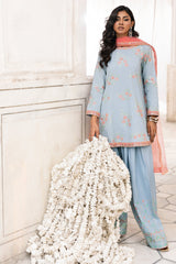 3-PC Embroidered Raw-Silk Suit CMA-6-344
