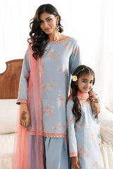 3-PC Embroidered Raw-Silk Suit CKP-6-378