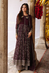 3-PC Embroidered Chiffon CMA-6-213