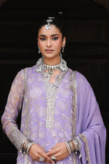 3-Pc Stitched Embroidered Printed Chiffon Collection VSL6-11P