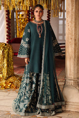 3-PC Embroidered Raw-Silk Suit CMA-6-207
