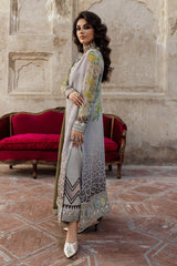 3-Pc Stitched Embroidered Printed Chiffon Collection VSL6-12P