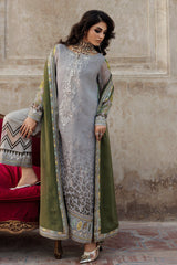 3-Pc Stitched Embroidered Printed Chiffon Collection VSL6-12P