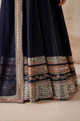 EMBROIDERED RAW SILK PR-1209