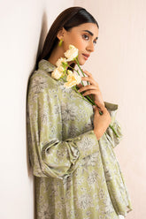 WINTER PEAR PRINTED LINEN SHIRT
