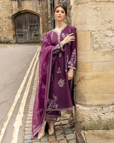 Cosmic Dusk: Exquisite Resham Embroidered Luxury Shirt