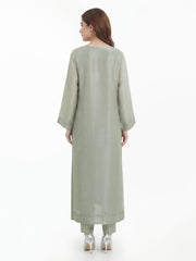 2 Piece Silk Suit- Embellished (Pret)