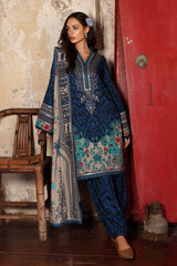 3-PC Stitched Embroidered Linen Collection ANW7-09P