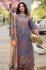 3-PC Stitched Embroidered Lawn CC6-19P