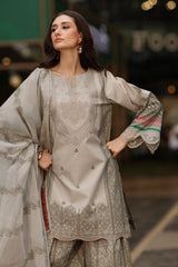 3-PC Stitched Embroidered Lawn Collection IN6-01P