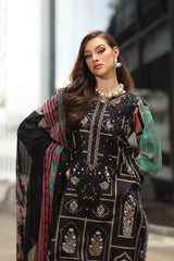 3-PC Stitched Embroidered Lawn CC6-21P