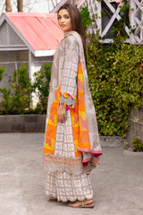 3-PC Stitched Embroidered Lawn Collection CRB6-16P
