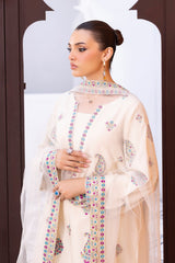 3-PC Embroidered Raw-Silk CMA-6-404