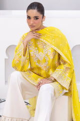 3-PC Embroidered Raw-Silk CMA-6-410