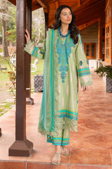 3-PC Stitched Embroidered Lawn Collection CRB6-13P