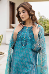 3-PC Stitched Embroidered Lawn CC6-24P