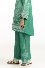 3PC Cambric Printed Suit With Scarf