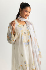 3PC Cross Hatch Embroidered Suit