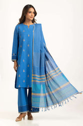 3PC Khaddar Block Printed Suit