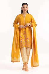 3PC Khaddar Embroidered Suit