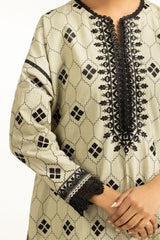 3PC Khaddar Embroidered Suit