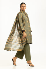 3PC Khaddar Printed Suit