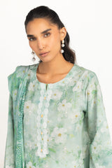 3PC Lawn Embroidered Suit