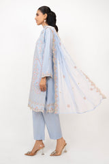 3PC Lawn Embroidered Suit