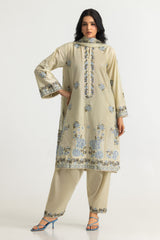 3PC Lawn Embroidered Suit With Chiffon Embroidered Dupatta