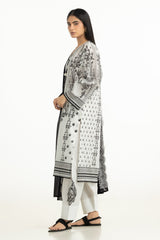 3PC Lawn Printed Suit With Embroidered