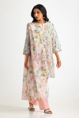 3PC Lawn Printed Suit With Embroidered