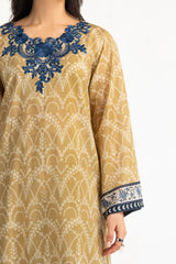 3PC Lawn Printed With Embroidered Suit