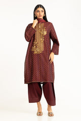 3PC Jacquard Embroidered Suit