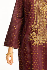 3PC Jacquard Embroidered Suit