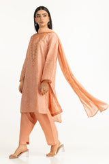 3PC Lawn Lacquer Printed Suit