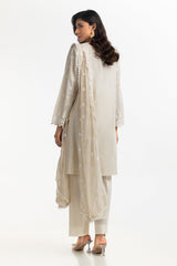 3PC Lawn Schiffli Embroidered Suit