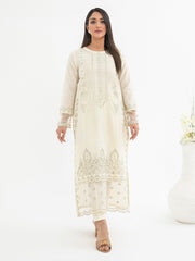 2 Piece khaddar Suit-Embroidered (Pret)