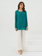 Chiffon Kurti- Embroidered (Pret)