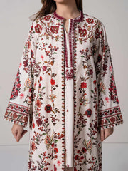 2 Piece Cardigan Khaddar Suit- Embroidered (Pret)