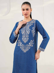 2 Piece Khaddar Suit-Embroidered (Pret)