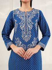 2 Piece Khaddar Suit-Embroidered (Pret)