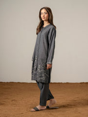 2 Piece Yarn Dyed Suit-Embroidered (Pret)