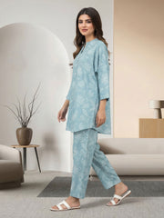 2 Piece Poly Lawn Suit (Pret)